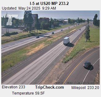 I-5 at US20 MP 233.2